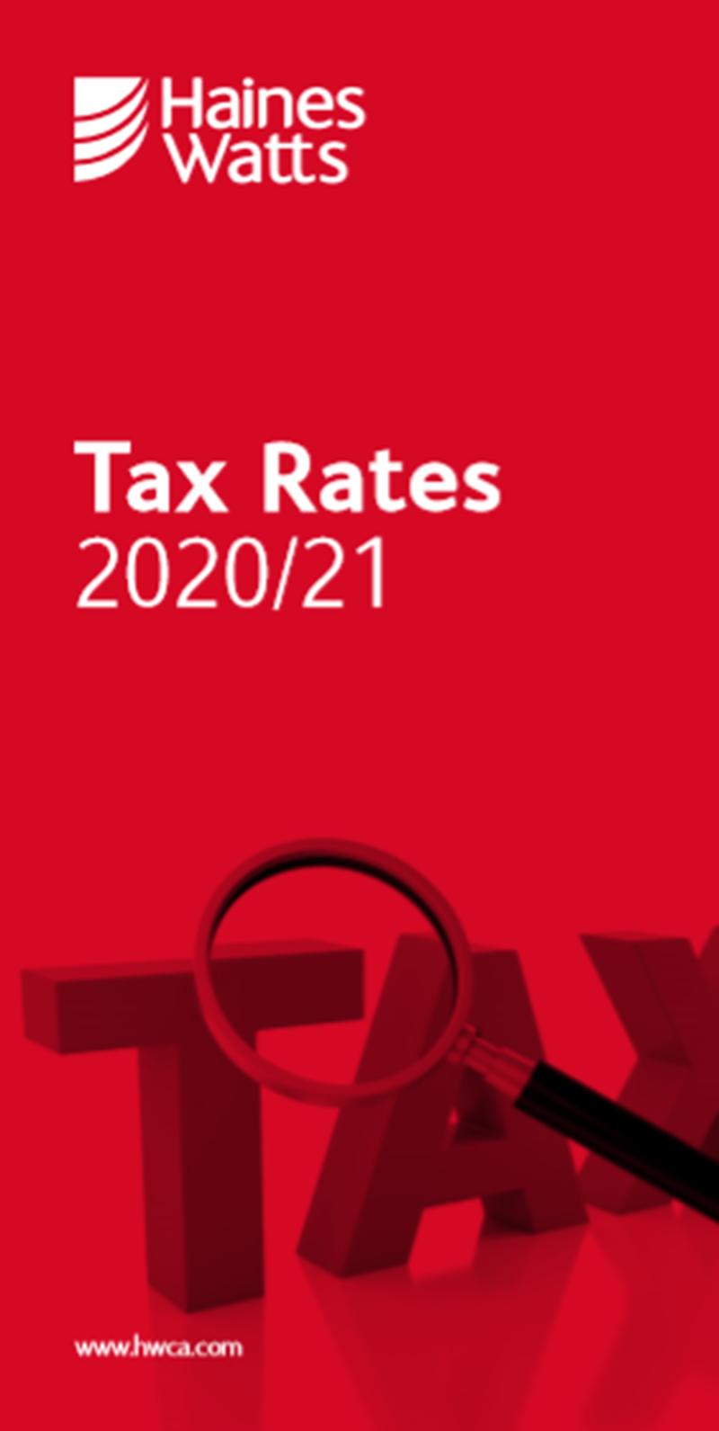 Tax Rates 2020/21