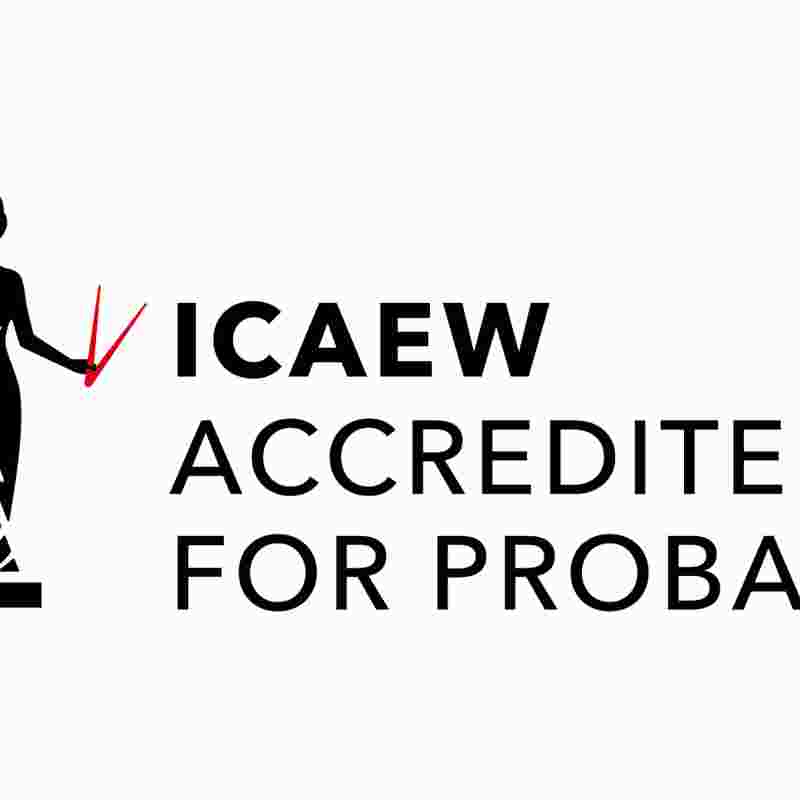 ICAEW Accredited For Probate BLK