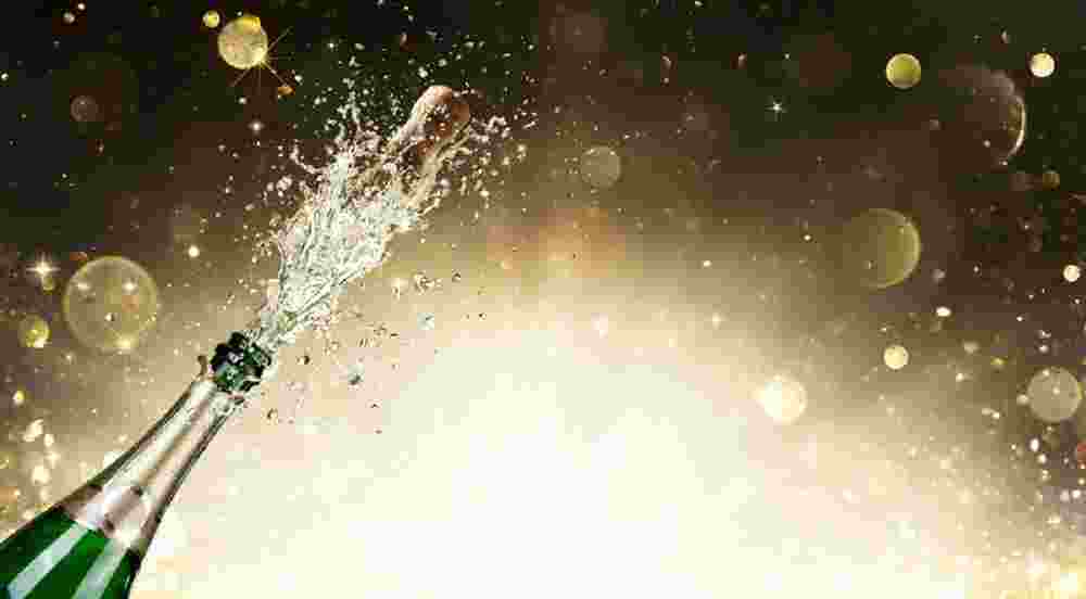 Champagne Celebrate Success