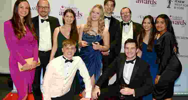Haines Watts Leeds celebrate at Yorkshire Accountancy Awards