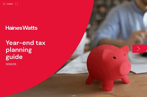 Year end tax planning guide 2024/25