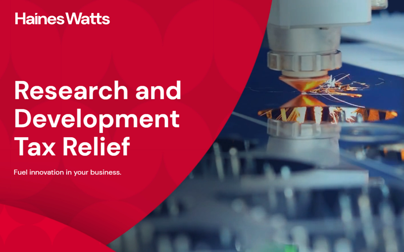Research and development tax relief 
