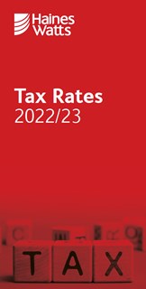 Tax Rates 2022/23