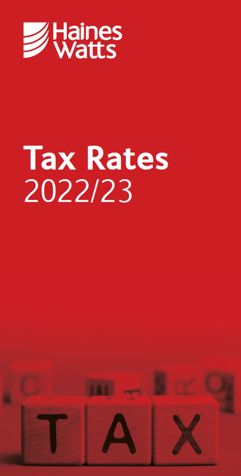 Tax Rates 2022/23